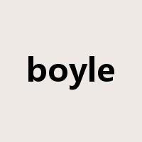 boyle是什么意思