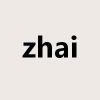zhai是什么意思