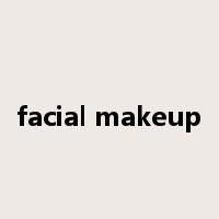 facial makeup是什么意思