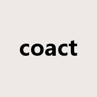coact是什么意思