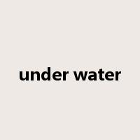 under water是什么意思