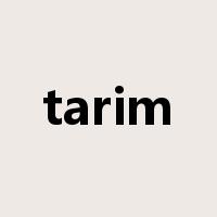 tarim是什么意思
