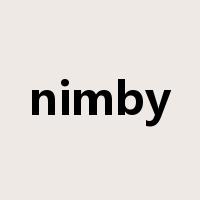 nimby是什么意思