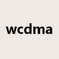 wcdma是什么意思