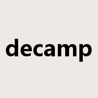 decamp是什么意思