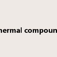 thermal compound是什么意思