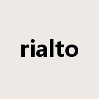 rialto是什么意思