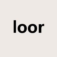 loor是什么意思
