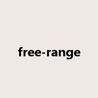 free-range是什么意思