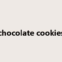 chocolate cookies是什么意思