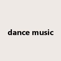 dance music是什么意思