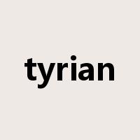 tyrian是什么意思