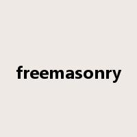freemasonry是什么意思