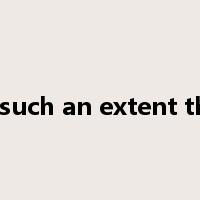 to such an extent that是什么意思