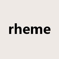 rheme是什么意思