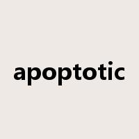 apoptotic是什么意思