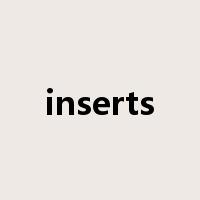 inserts是什么意思