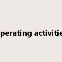 operating activities是什么意思