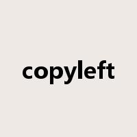 copyleft是什么意思