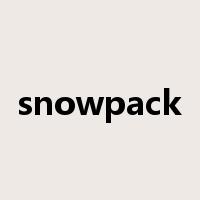snowpack是什么意思