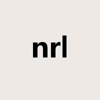 nrl是什么意思