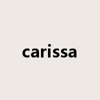 carissa是什么意思