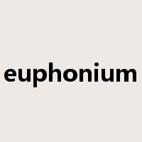 euphonium是什么意思