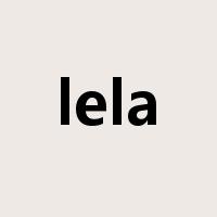 lela是什么意思