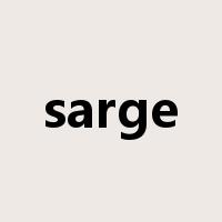 sarge是什么意思