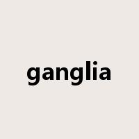 ganglia是什么意思