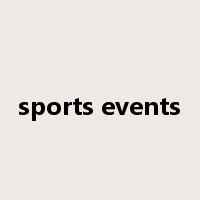 sports events是什么意思