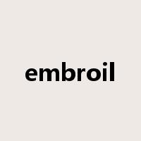 embroil是什么意思