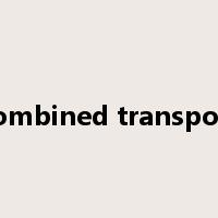 combined transport是什么意思