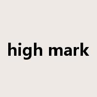 high mark是什么意思