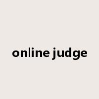online judge是什么意思