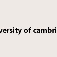 university of cambridge是什么意思