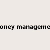 money management是什么意思