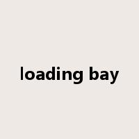 loading bay是什么意思