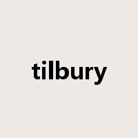 tilbury是什么意思