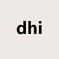 dhi是什么意思