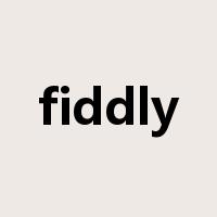 fiddly是什么意思