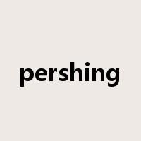 pershing是什么意思