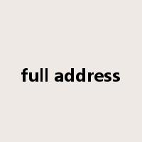 full address是什么意思