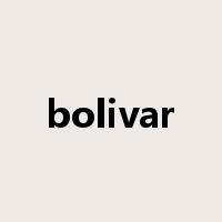 bolivar是什么意思