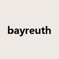 bayreuth是什么意思