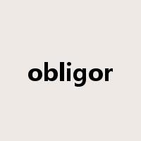 obligor是什么意思