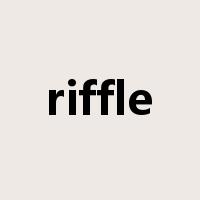 riffle是什么意思