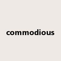 commodious是什么意思