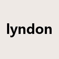 lyndon是什么意思