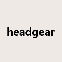 headgear是什么意思